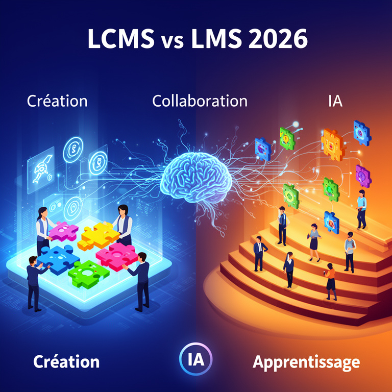 Infographie : learning content management system