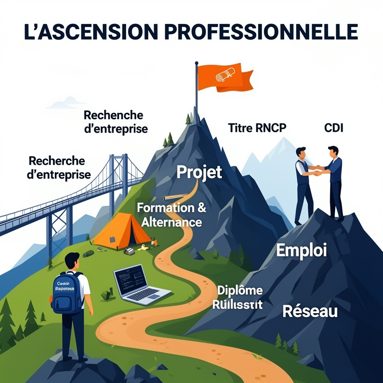 Infographie : alternance développeur web nexa