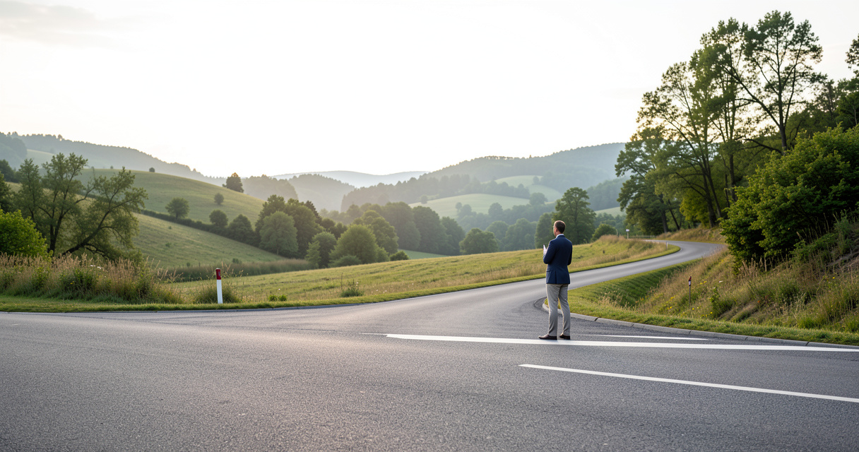 Personne en pleine réflexion devant un choix de carrière, symbolisant le changement de travail
