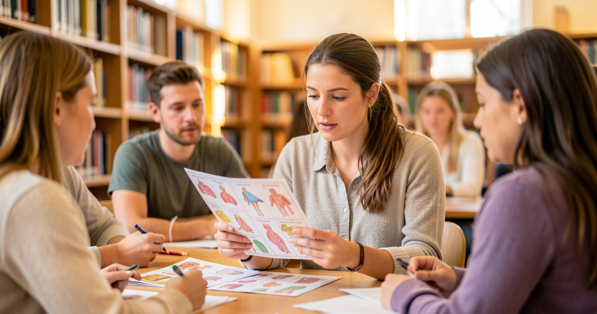 Étudiante en orthophonie, premier cycle de trois ans, révision à la faculté