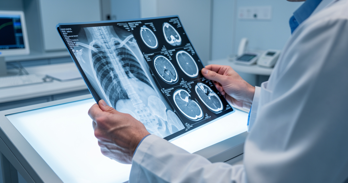 Radiographie du sacrum pour contrôler la consolidation après une fracture